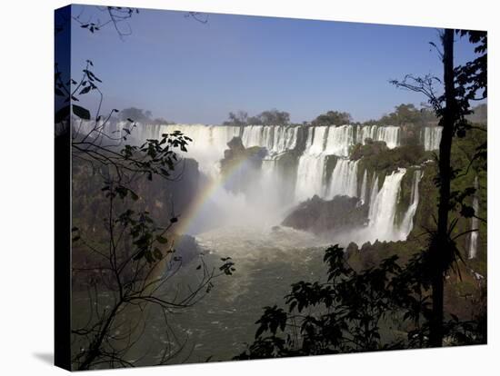 View of the Iguassu Falls From the Argentinian Side, Argentina, South America-Olivier Goujon-Stretched Canvas