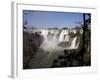 View of the Iguassu Falls From the Argentinian Side, Argentina, South America-Olivier Goujon-Framed Photographic Print