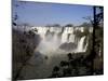 View of the Iguassu Falls From the Argentinian Side, Argentina, South America-Olivier Goujon-Mounted Photographic Print
