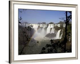 View of the Iguassu Falls From the Argentinian Side, Argentina, South America-Olivier Goujon-Framed Photographic Print