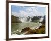 View of the Iguazu Falls, UNESCO World Heritage Site, Puerto Iguazu, Misiones, Argentina, South Ame-Karol Kozlowski-Framed Photographic Print