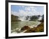 View of the Iguazu Falls, UNESCO World Heritage Site, Puerto Iguazu, Misiones, Argentina, South Ame-Karol Kozlowski-Framed Photographic Print