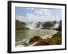 View of the Iguazu Falls, UNESCO World Heritage Site, Puerto Iguazu, Misiones, Argentina, South Ame-Karol Kozlowski-Framed Photographic Print