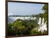 View of the Iguazu Falls, UNESCO World Heritage Site, Puerto Iguazu, Misiones, Argentina, South Ame-Karol Kozlowski-Framed Photographic Print