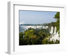 View of the Iguazu Falls, UNESCO World Heritage Site, Puerto Iguazu, Misiones, Argentina, South Ame-Karol Kozlowski-Framed Photographic Print