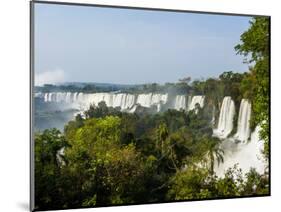 View of the Iguazu Falls, UNESCO World Heritage Site, Puerto Iguazu, Misiones, Argentina, South Ame-Karol Kozlowski-Mounted Photographic Print