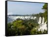 View of the Iguazu Falls, UNESCO World Heritage Site, Puerto Iguazu, Misiones, Argentina, South Ame-Karol Kozlowski-Framed Stretched Canvas