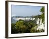 View of the Iguazu Falls, UNESCO World Heritage Site, Puerto Iguazu, Misiones, Argentina, South Ame-Karol Kozlowski-Framed Photographic Print