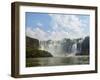 View of the Iguazu Falls, UNESCO World Heritage Site, Puerto Iguazu, Misiones, Argentina, South Ame-Karol Kozlowski-Framed Photographic Print