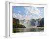 View of the Iguazu Falls, UNESCO World Heritage Site, Puerto Iguazu, Misiones, Argentina, South Ame-Karol Kozlowski-Framed Photographic Print