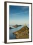 View of the Iles Sanguinaires at Dawn, Ajaccio, Corsica, France-Walter Bibikow-Framed Photographic Print