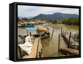 View of the Ilha dos Pescadores, Ubatuba, State of Sao Paulo, Brazil, South America-Karol Kozlowski-Framed Stretched Canvas