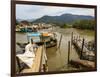 View of the Ilha dos Pescadores, Ubatuba, State of Sao Paulo, Brazil, South America-Karol Kozlowski-Framed Photographic Print