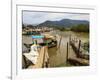 View of the Ilha dos Pescadores, Ubatuba, State of Sao Paulo, Brazil, South America-Karol Kozlowski-Framed Photographic Print