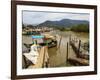 View of the Ilha dos Pescadores, Ubatuba, State of Sao Paulo, Brazil, South America-Karol Kozlowski-Framed Photographic Print