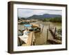 View of the Ilha dos Pescadores, Ubatuba, State of Sao Paulo, Brazil, South America-Karol Kozlowski-Framed Photographic Print