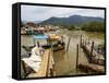 View of the Ilha dos Pescadores, Ubatuba, State of Sao Paulo, Brazil, South America-Karol Kozlowski-Framed Stretched Canvas