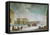 View of the Imperial Bank and the Shops at St. Petersburg-Mornay-Framed Stretched Canvas