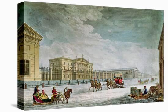 View of the Imperial Bank and the Shops at St. Petersburg-Mornay-Stretched Canvas