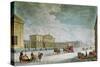 View of the Imperial Bank and the Shops at St. Petersburg-Mornay-Stretched Canvas