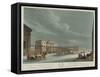 View of the Imperial Bank and the Shops at St. Petersburg-Mornay-Framed Stretched Canvas