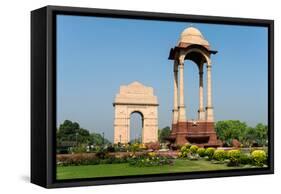 View of the India Gate, New Delhi, India-null-Framed Stretched Canvas