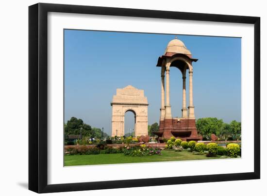 View of the India Gate, New Delhi, India-null-Framed Photographic Print