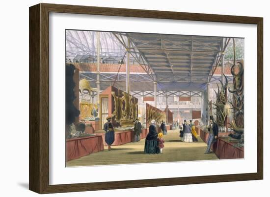 View of the India Section of the Great Exhibition of 1851, from Dickinson's Comprehensive Pictures-English-Framed Giclee Print