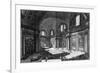 View of the Interior of Santa Maria Degli Angeli E Dei Martiri, from the 'Views of Rome' Series,…-Giovanni Battista Piranesi-Framed Giclee Print