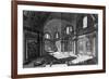 View of the Interior of Santa Maria Degli Angeli E Dei Martiri, from the 'Views of Rome' Series,…-Giovanni Battista Piranesi-Framed Giclee Print