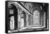 View of the Interior of St. Peter's Basilica, from the 'Views of Rome' Series, C.1760-Giovanni Battista Piranesi-Framed Stretched Canvas