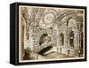 View of the Interior of the Crypt, Santa Maria Della Concezione Dei Cappuccini-null-Framed Stretched Canvas