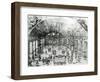 View of the Interior of the Lusthaus in Stuttgart, 1619-null-Framed Giclee Print