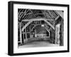 View of the Interior of the Mayflower Barn from a Story Concerning William Penn-Hans Wild-Framed Photographic Print