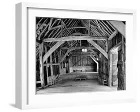 View of the Interior of the Mayflower Barn from a Story Concerning William Penn-Hans Wild-Framed Photographic Print