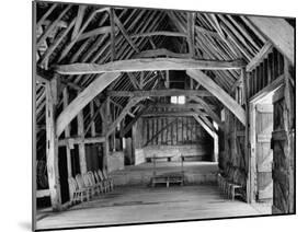 View of the Interior of the Mayflower Barn from a Story Concerning William Penn-Hans Wild-Mounted Photographic Print