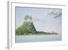 View of the Island of Bora Bora, from Voyage Autour du Monde-Antoine Lejeune And Chazal-Framed Giclee Print