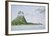 View of the Island of Bora Bora, from Voyage Autour du Monde-Antoine Lejeune And Chazal-Framed Giclee Print