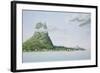 View of the Island of Bora Bora, from Voyage Autour du Monde-Antoine Lejeune And Chazal-Framed Giclee Print