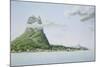 View of the Island of Bora Bora, from Voyage Autour du Monde-Antoine Lejeune And Chazal-Mounted Giclee Print