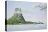 View of the Island of Bora Bora, from Voyage Autour du Monde-Antoine Lejeune And Chazal-Stretched Canvas