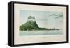 View of the Island of Bora Bora-Ambroise Tardieu-Framed Stretched Canvas