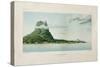 View of the Island of Bora Bora-Ambroise Tardieu-Stretched Canvas