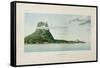 View of the Island of Bora Bora-Ambroise Tardieu-Framed Stretched Canvas