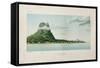 View of the Island of Bora Bora-Ambroise Tardieu-Framed Stretched Canvas