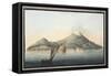 View of the Island of Ischia from the Sea-Pietro Fabris-Framed Stretched Canvas