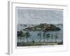 View of the Isle of Serpents, in the Bay of Rio De Janeiro, Brazil, C1880-null-Framed Giclee Print