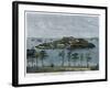 View of the Isle of Serpents, in the Bay of Rio De Janeiro, Brazil, C1880-null-Framed Giclee Print