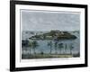 View of the Isle of Serpents, in the Bay of Rio De Janeiro, Brazil, C1880-null-Framed Giclee Print