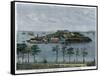 View of the Isle of Serpents, in the Bay of Rio De Janeiro, Brazil, C1880-null-Framed Stretched Canvas